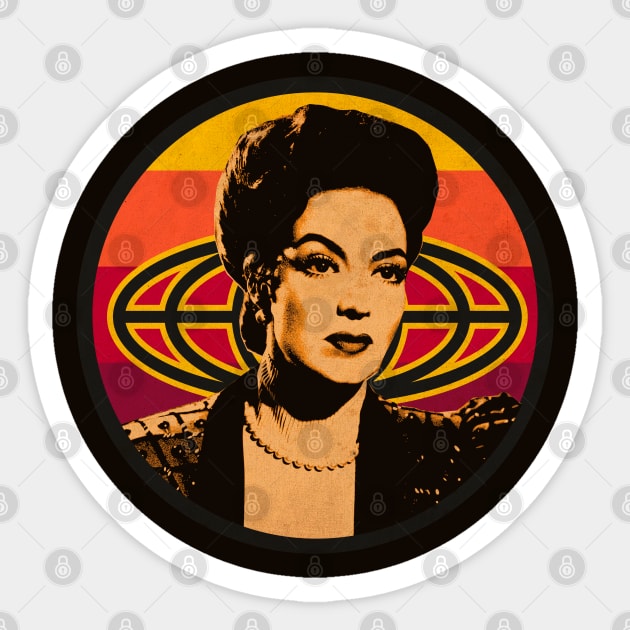 Golden Age Cinema: Maria F. Sticker by CTShirts